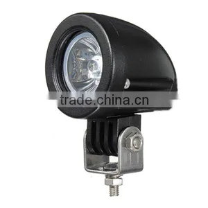 Round 10W LED Work Light 2 Inch 10 Watt Black LED Mini Auxiliary Work Light For Motorcycle Car 4X4 Offroad thumbnail-1