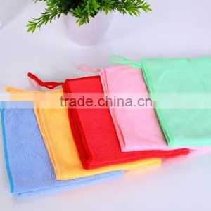 80% Polyester and 20% Polyamide Two Sides Napping Microfiber Solid Color Hanging Towel thumbnail-1