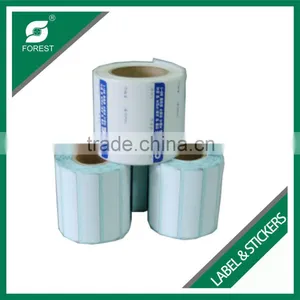 CHINA FACTORY SUPPLY CLEAR COSMETIC BARCOADE LABEL IN ROLL thumbnail-1