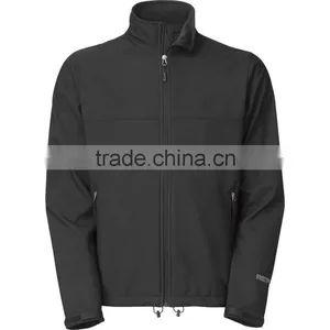 BLACK SOFT SHELL JACKET thumbnail-1