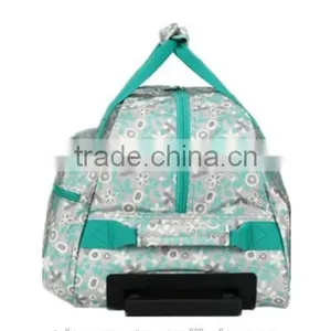 Ladies Carry on Trendy Rolling Duffel Bags for Traveling thumbnail-2