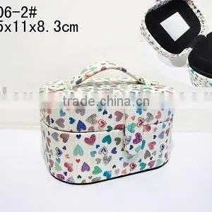 2015 High-sale pu Jewelry Box With Mirror Inside in Good Quality thumbnail-1