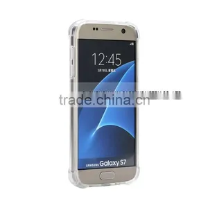 Lowest Price ! Durable Dustproof ,Transparent Clear Shockproof Hybrid Mobile Phone Case for Samsung Galaxy S7 thumbnail-6