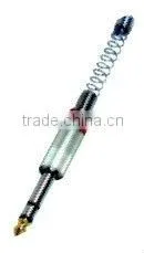 6.35MM STEREO PLUG METAL WiTH SPRING thumbnail-1