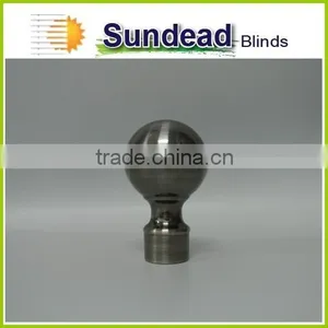 Curtain Rod Set Stainless Steel Copper Satin Nickel Iron Curtain Rod Curtain Accessory Wholesale Curtain thumbnail-1
