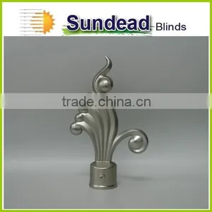 Silver Curtain Pole Curtain Accessory Wholesale Curtain Latest Curtain Designs 2015 for Home Decor thumbnail-2