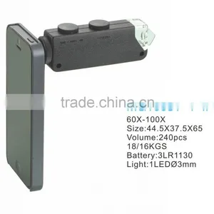 MG10081-1IP5 60-100X Zoom Portable Cellphone Microscope With Led Light Quality Choice thumbnail-1