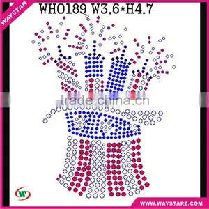 Bling Firework Rhinestone Designs Wholesale thumbnail-1