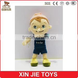 12inch Knitted Doll Custom Cute Knitted Fabric Doll Funny Boy Doll for Kids thumbnail-1