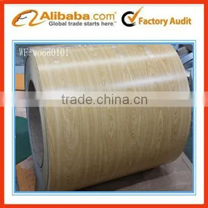 Wooden PPGI Hot Dipped High Quality Steel Coils/ Plates thumbnail-2