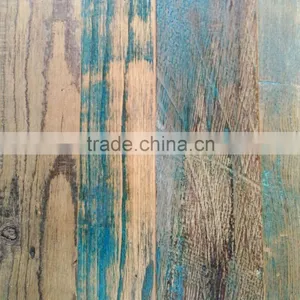 Brown Oil Recycled Pine Wood Flooring Reclaimed Surface Design thumbnail-3