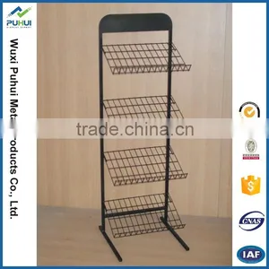 Hot New Products Metal Wire Floor Display Rack Multilayer thumbnail-5
