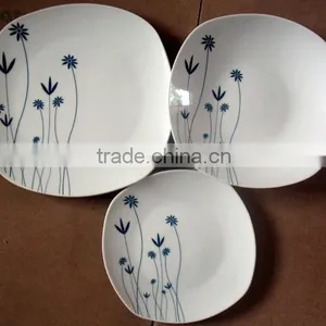 SGS,FDA,Ecofriendly Porcelain Square Fine Dinner Sets Wholesale Giftware thumbnail-4
