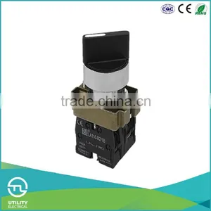 UTL Buy Goods In China Short Handle Turn Push Button Self-Locking Pushbutton Switch 220V thumbnail-1