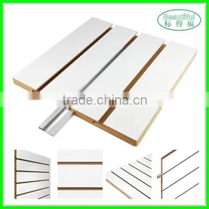 4x4 Feet & 4x8 Feet MDF Groove Slat Wood Panels thumbnail-1