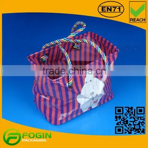 New Design Colored Plastic Packaging Bag With Handle thumbnail-1