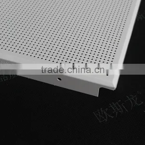 Ousilong Acoustic 600x1200mm Perforated Clip in False Aluminum Ceiling Tiles thumbnail-5