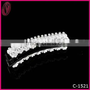 2013 Fashion Lady Banana Hair Clip With Rhinestone thumbnail-1