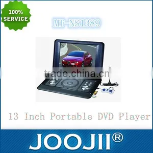 13.3 Inch Portable DVD Player With USB MMC, SD thumbnail-1