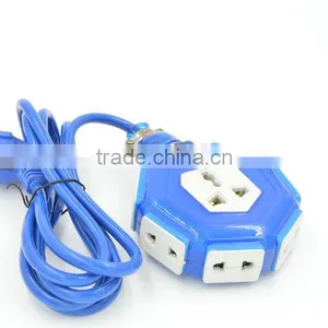 3 Pin and 2 Pin With 7ways Waterproof Power Cord Electrical Switch Power Strip thumbnail-3