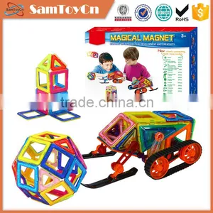 Intelligent Connecting Building Block Plastic Kids Magnetic Blocks thumbnail-1