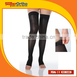 Medical Compression Stocking--- A8-006 Ultra Comfort Under Knee Close Toes thumbnail-6