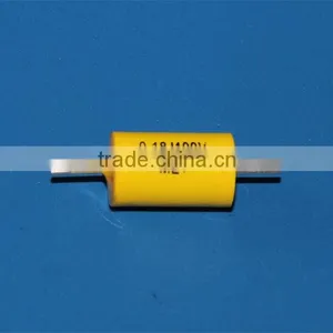 Axial Non Polarized Aluminum Electrolytic Capacitor and MEA Metallized Polypropylene Film Capacitor for Audio Speaker CBB20 105J thumbnail-1