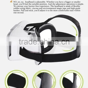 Free Sample!2015 Hot Selling Plastic VR Headset Good Price 3d Virtual Reality Headset Plastic 3d Glasses vr thumbnail-4
