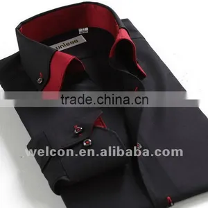 Latest Design Long Sleeve 100% Cotton Casual Style Fashion Men's Dress Shirt thumbnail-4
