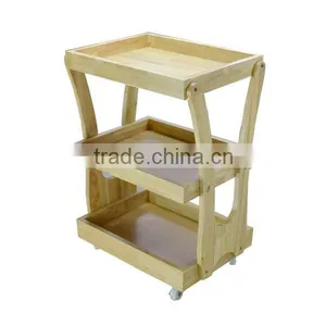 Smooth Surface Flower Shelf SPA Furniture Beauty Salon Trolley thumbnail-2