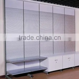 Aluminum Slatwall Display Panel Double Sided Silver Anodize Supplier's Choice thumbnail-2