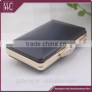 Metal Clutch Purse Frame With Plastic Box Purse Frame With Hard Shell thumbnail-1