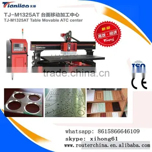 Hot Sale High Precision Table Moving Cnc Router Metal Cutting Machine for Cutting Aluminum thumbnail-1