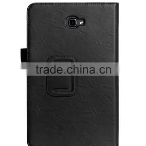 Flip Litchi Pattern Slim Folio Leather Case for Samsung Galaxy Tab A 10.1 T580 thumbnail-4