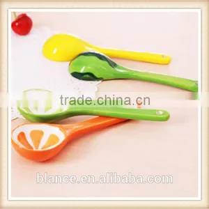 Ceramic Soup Spoon Fruit Design thumbnail-1