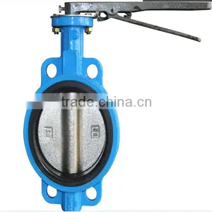 Hand Lever Wafer Butterfly Valve thumbnail-2