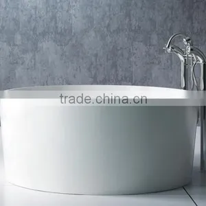 2016 Top Quality Custom Round Stone Bathtub,Acrylic Portable Bath Tub,artificial Stone Free Standing Bathtub thumbnail-1