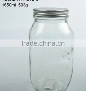 1000ml Big Mason Glass Jars Glass Mason Containers thumbnail-1