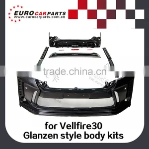 VF30 Body Kits Fit for Vell-fire 2014year up to 2016year Glan Zen Style FRP Full Set thumbnail-2