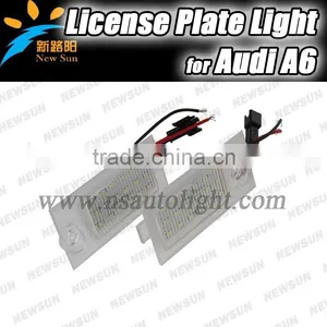 Super Bright White 2X LED License Plate Light Lamp For Audi A6 C5/4B Sedan 1997-2004 thumbnail-1