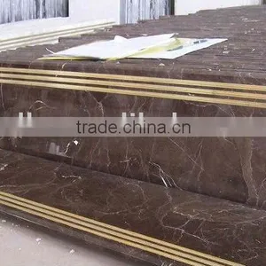 Dark Emperador Stair Treads thumbnail-1