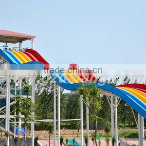6 Colors Rainbow Fiberglass Water Slide for Sale thumbnail-1