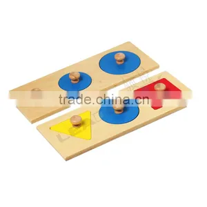 Montessori Wooden Toys for Kids Multiple Shape Puzzles thumbnail-1