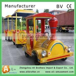 Amusement Park Products Equipment Tourist Trackless Train For Sale thumbnail-1