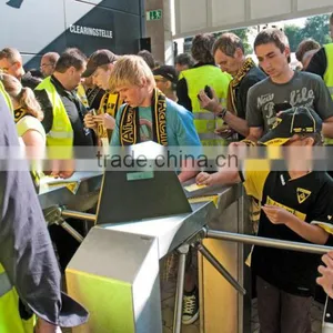 Automatic Tripod Turnstile Gate & RFID Security Gate for Factory Staff Time Attendance thumbnail-3