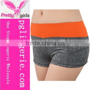 Hot Sale Blue High Waist Women Summer Running Tight Sports Shorts thumbnail-6