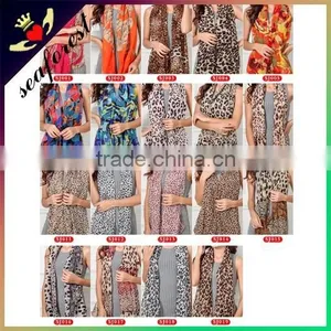 Leapord Scarf/2015 Chiffon Cheap Scarf/latest Fashion Scarf thumbnail-1
