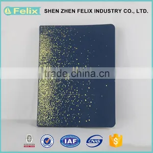 Foil Stamping Leather Journal Simple Design Diary Notebook thumbnail-1