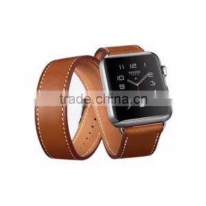 2016 Fashion and Best Sale Genuine Leather For Apple Watch Bands Strap 38mm With Various Colors&Customs thumbnail-6