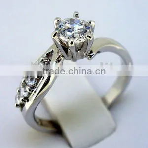 Silver Ring Wholesale Price Best Quality QCR019 thumbnail-1